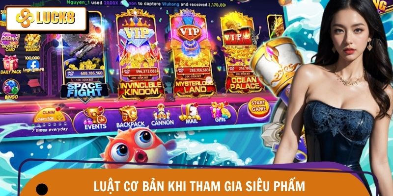 Bắn Cá Xèng Live – Cá Lượn Sóng Vàng, Xu Về Rộn Ràng Luck8 3 Áp dụng luật cơ bản khi tham gia bắn cá xèng live